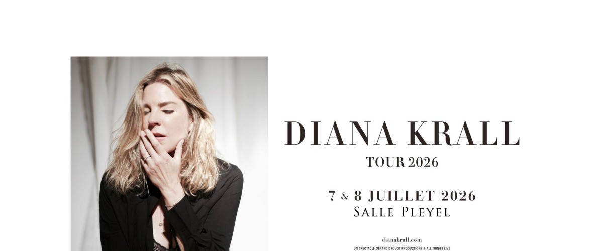 DIANA KRALL en concert les 7 et 8 juillet à la SallePleyel